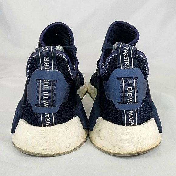 Adidas NMD XR1 Boost Shoes Blue Knit BY9819 Comfort 2017 Classic Women's Size 9 - Picture 7 of 9